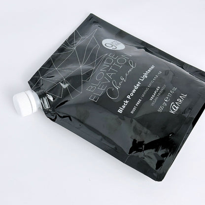 Kaaral Baco Blonde Elevation Charcoal Black Powder Lightener - Осветляющая пудра для волос