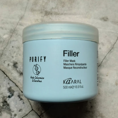 Маска-филлер для волос с кератином и гиалуроновой кислотой - Kaaral Purify Filler Mask