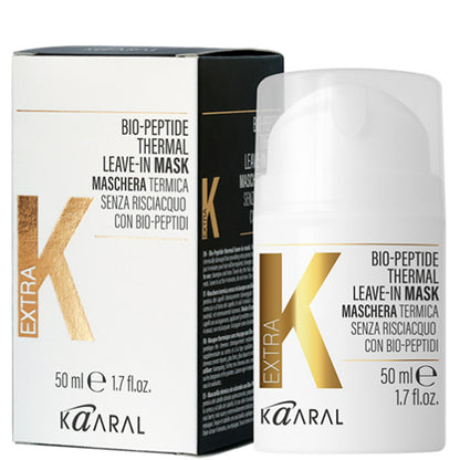 Незмивна термомаска для волосся з біопептидами - Kaaral Extra K Bio-Peptides Thermal Leave-In Mask