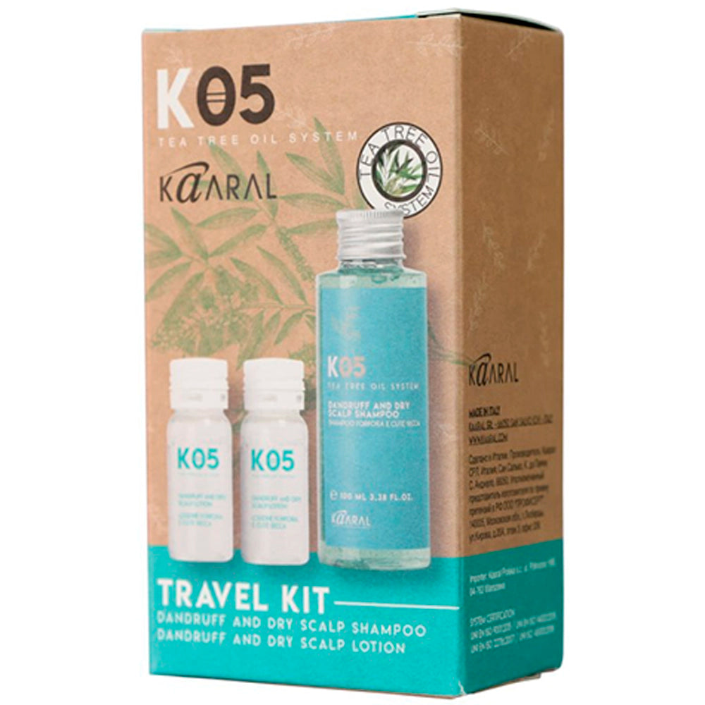 Набір проти сухої лупи - Kaaral K05 Travel Kit
