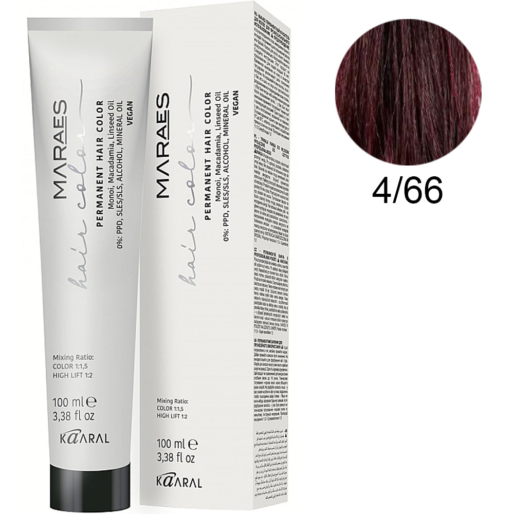 Kaaral Maraes Vegan Permanent Hair Color 100 ml - Перманентна фарба для волосся 100 мл