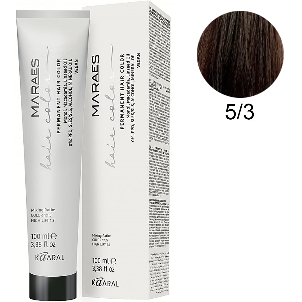 Kaaral Maraes Vegan Permanent Hair Color 100 ml - Перманентна фарба для волосся 100 мл