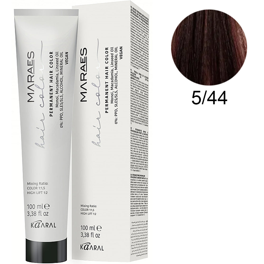 Kaaral Maraes Vegan Permanent Hair Color 100 ml - Перманентна фарба для волосся 100 мл