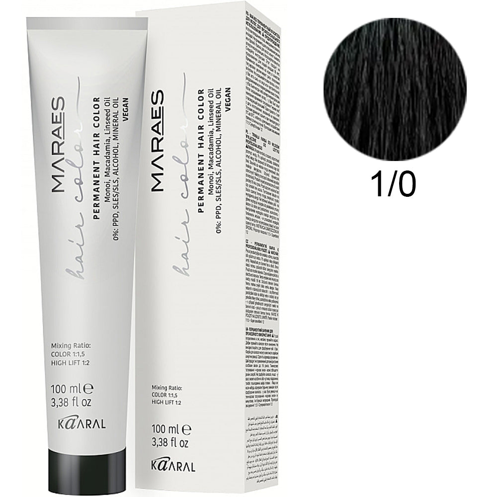 Kaaral Maraes Vegan Permanent Hair Color 100 ml - Перманентна фарба для волосся 100 мл