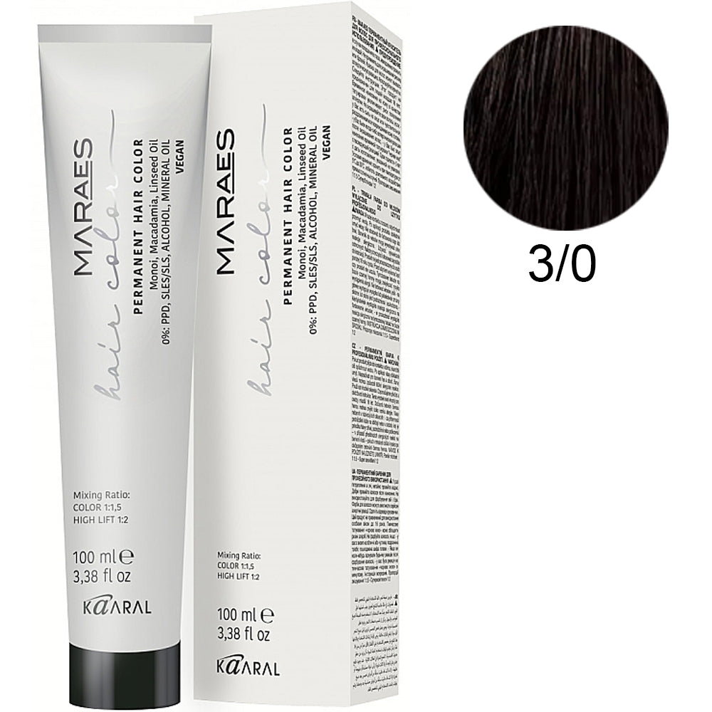 Kaaral Maraes Vegan Permanent Hair Color 100 ml - Перманентна фарба для волосся 100 мл