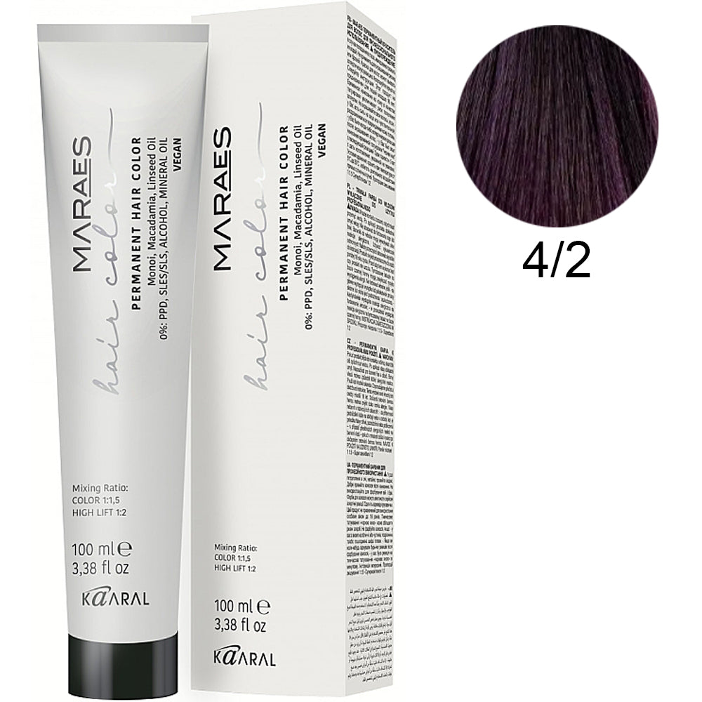 Kaaral Maraes Vegan Permanent Hair Color 100 ml - Перманентна фарба для волосся 100 мл