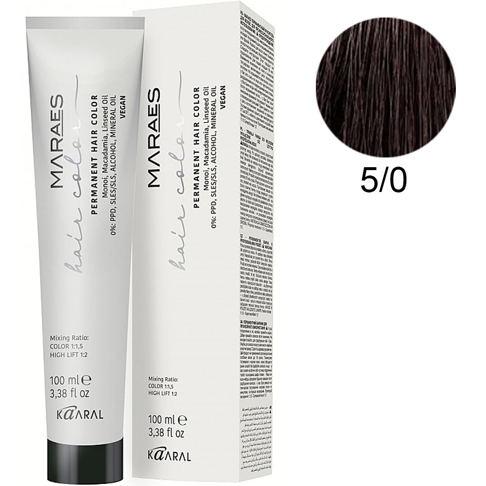 Kaaral Maraes Vegan Permanent Hair Color 100 ml - Перманентна фарба для волосся 100 мл