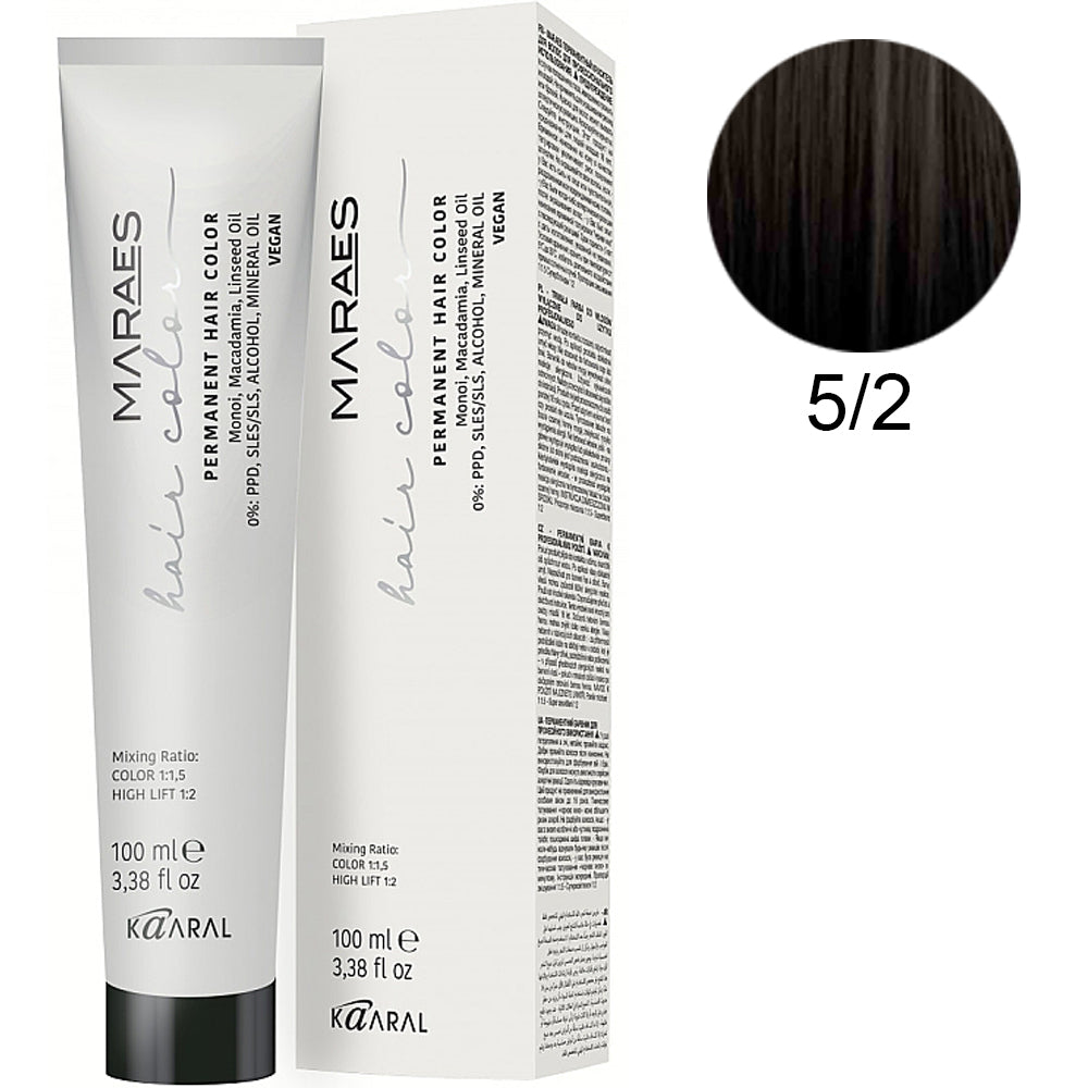 Kaaral Maraes Vegan Permanent Hair Color 100 ml - Перманентна фарба для волосся 100 мл