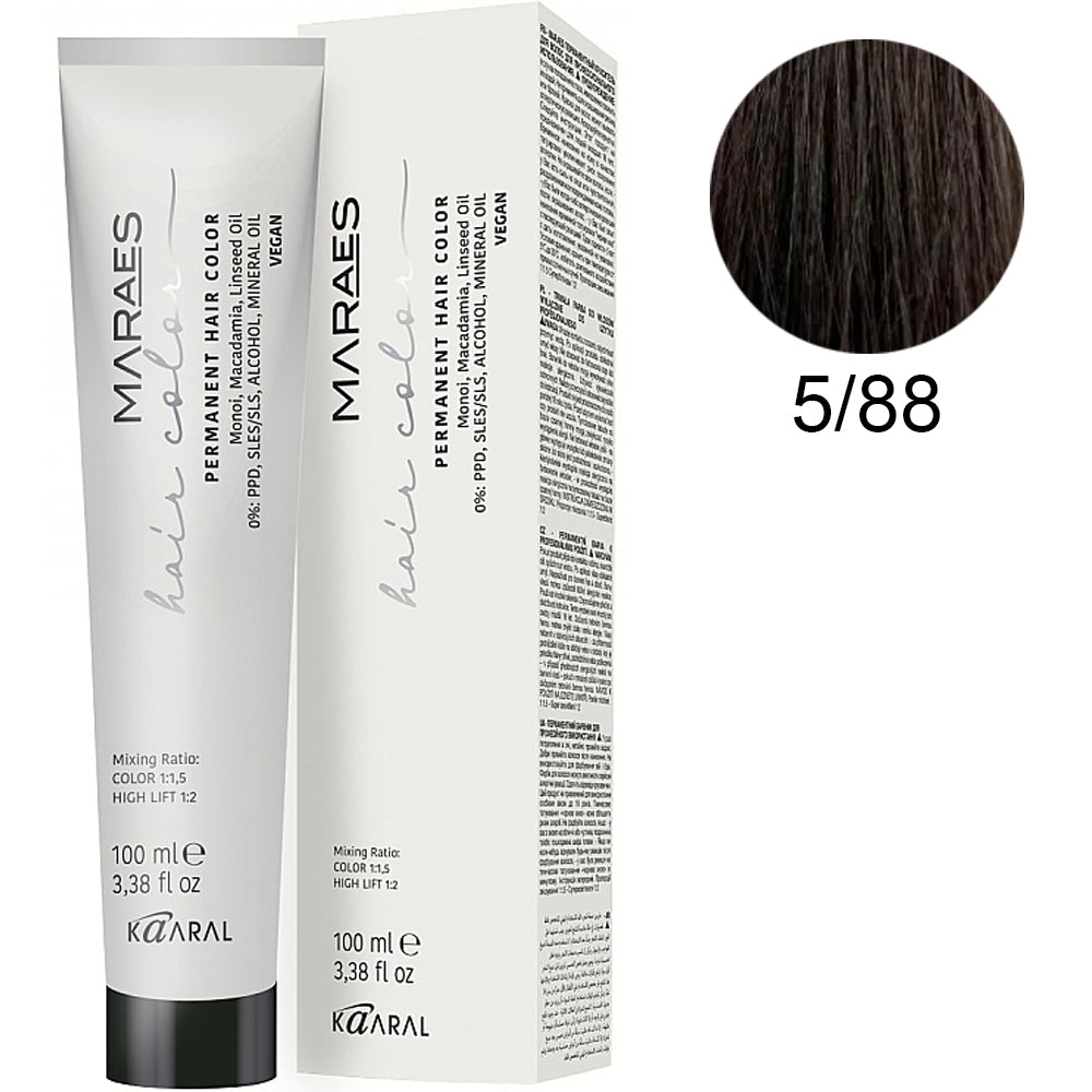Kaaral Maraes Vegan Permanent Hair Color 100 ml - Перманентна фарба для волосся 100 мл