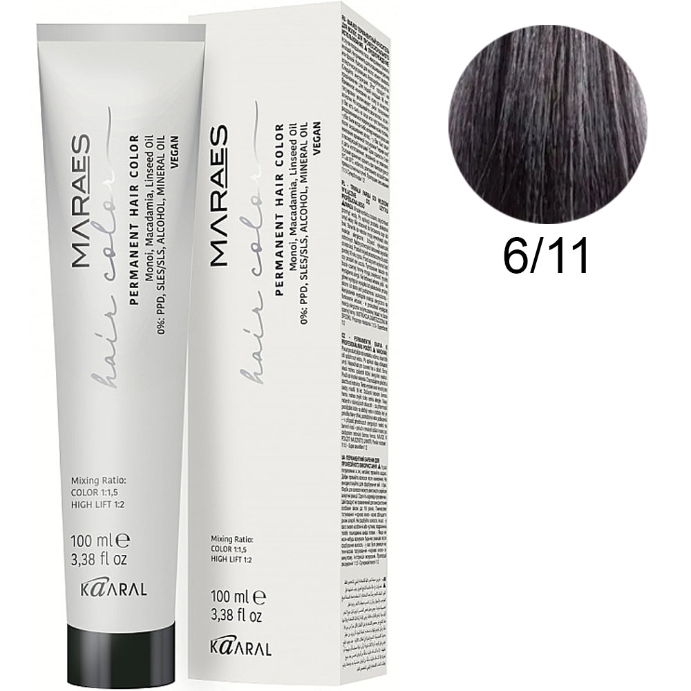 Kaaral Maraes Vegan Permanent Hair Color 100 ml - Перманентна фарба для волосся 100 мл
