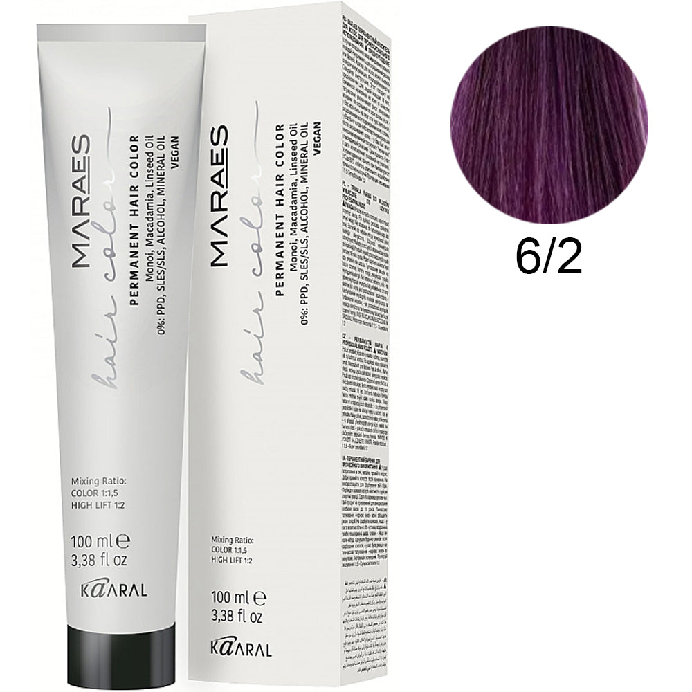 Kaaral Maraes Vegan Permanent Hair Color 100 ml - Перманентна фарба для волосся 100 мл