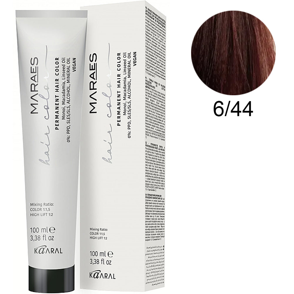 Kaaral Maraes Vegan Permanent Hair Color 100 ml - Перманентна фарба для волосся 100 мл