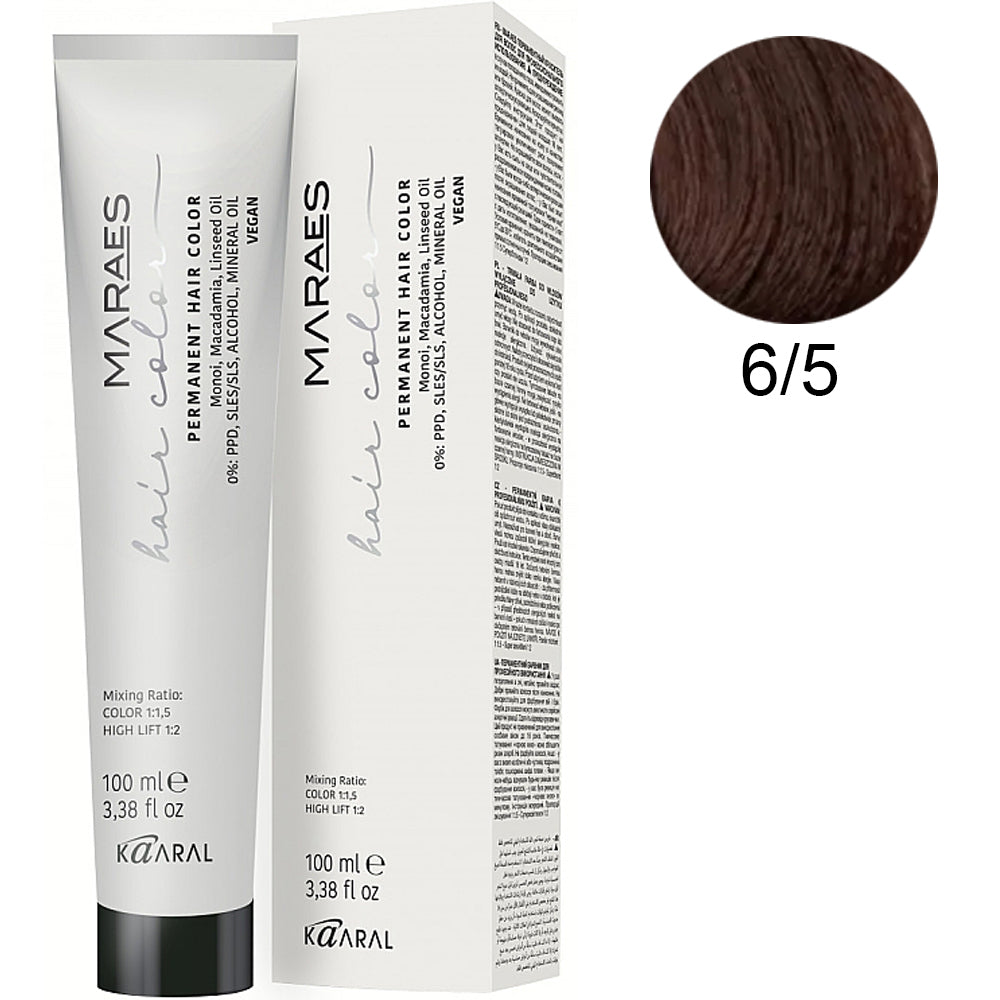 Kaaral Maraes Vegan Permanent Hair Color 100 ml - Перманентна фарба для волосся 100 мл