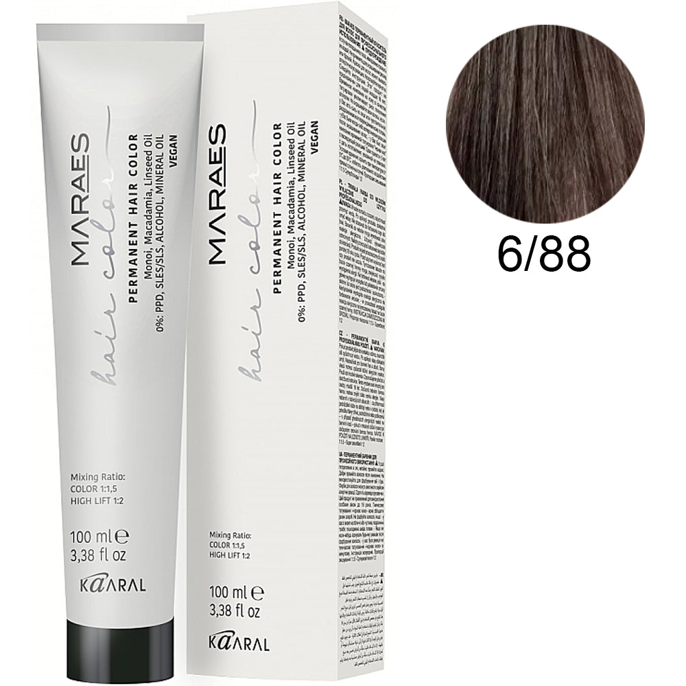 Kaaral Maraes Vegan Permanent Hair Color 100 ml - Перманентна фарба для волосся 100 мл