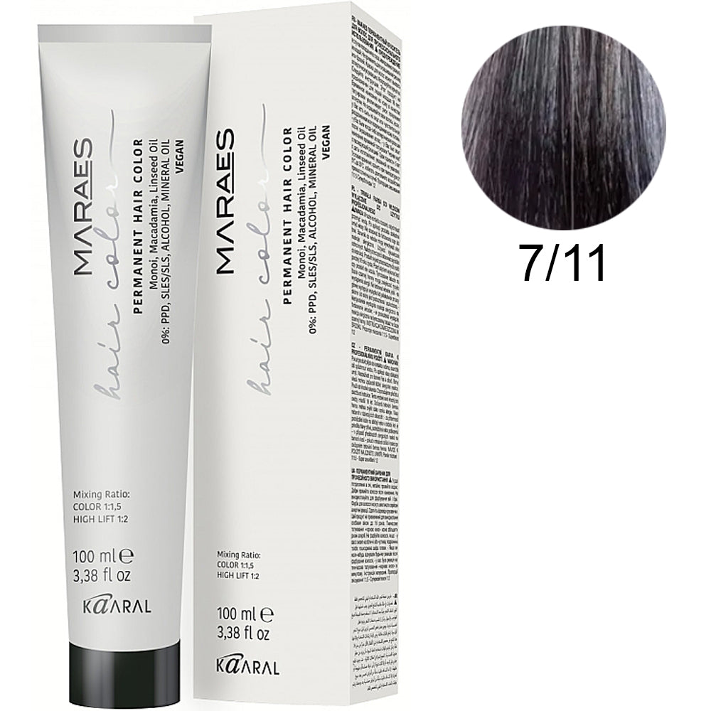 Kaaral Maraes Vegan Permanent Hair Color 100 ml - Перманентна фарба для волосся 100 мл