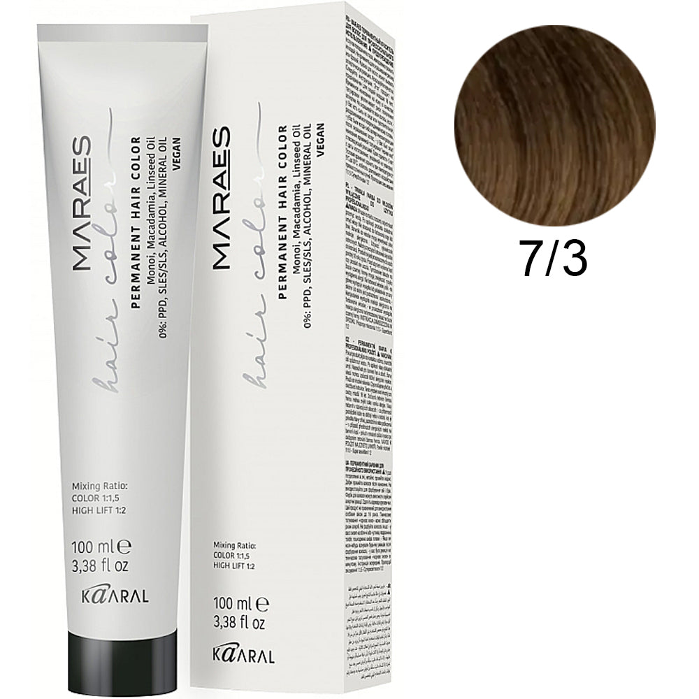 Kaaral Maraes Vegan Permanent Hair Color 100 ml - Перманентна фарба для волосся 100 мл