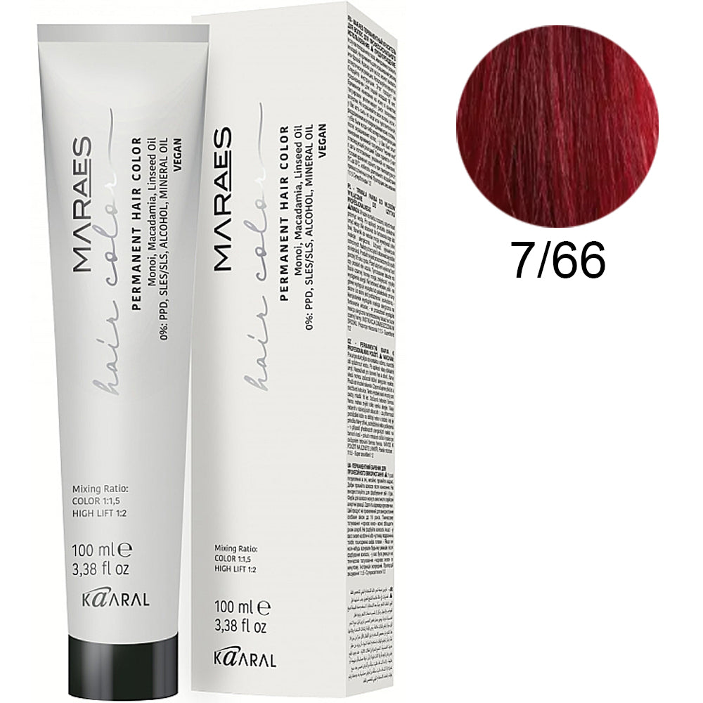 Kaaral Maraes Vegan Permanent Hair Color 100 ml - Перманентна фарба для волосся 100 мл
