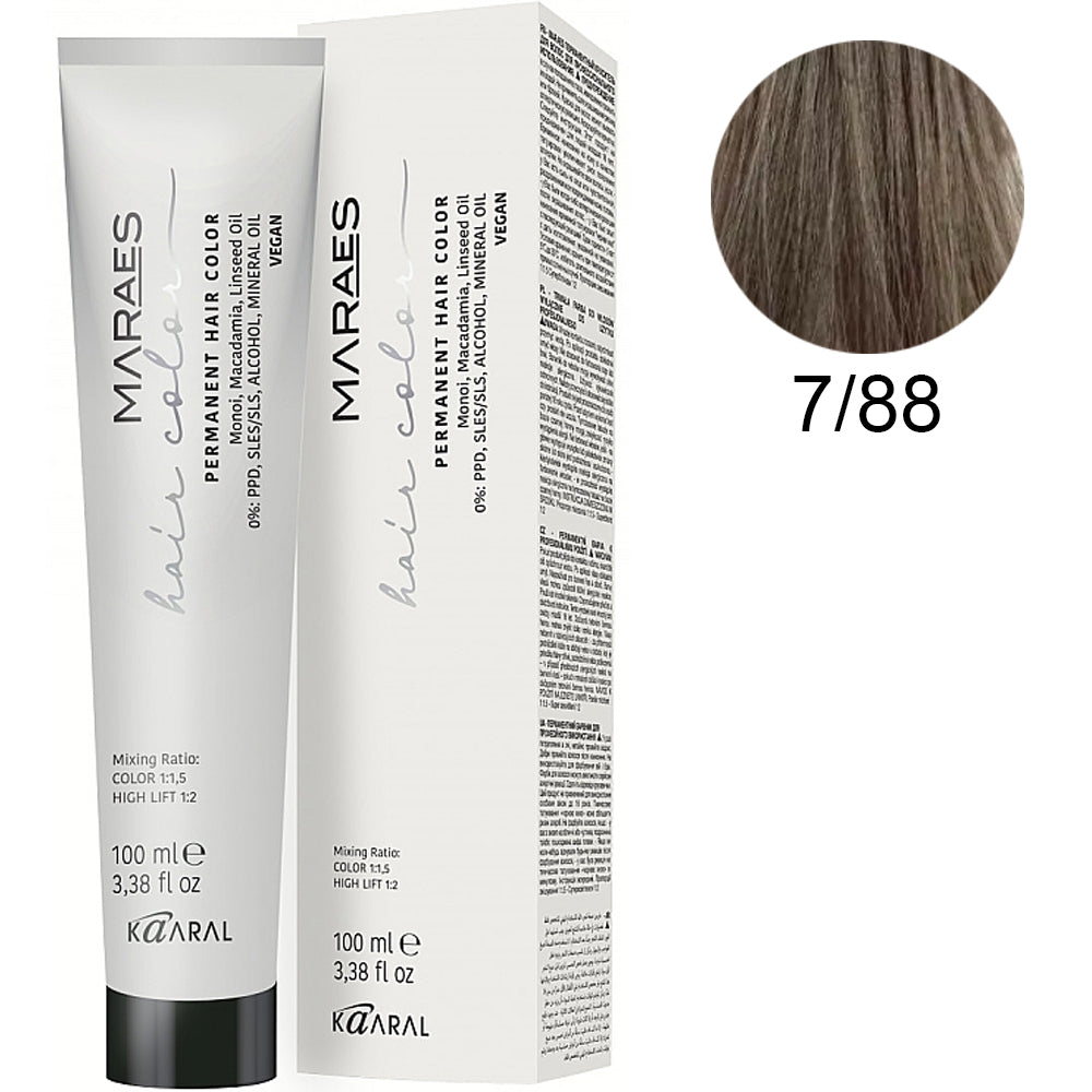 Kaaral Maraes Vegan Permanent Hair Color 100 ml - Перманентна фарба для волосся 100 мл