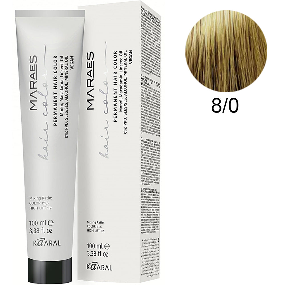 Kaaral Maraes Vegan Permanent Hair Color 100 ml - Перманентна фарба для волосся 100 мл