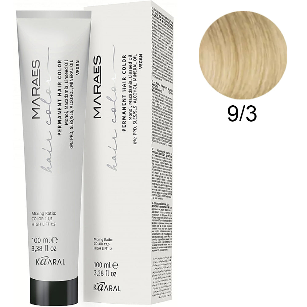 Kaaral Maraes Vegan Permanent Hair Color 100 ml - Перманентна фарба для волосся 100 мл