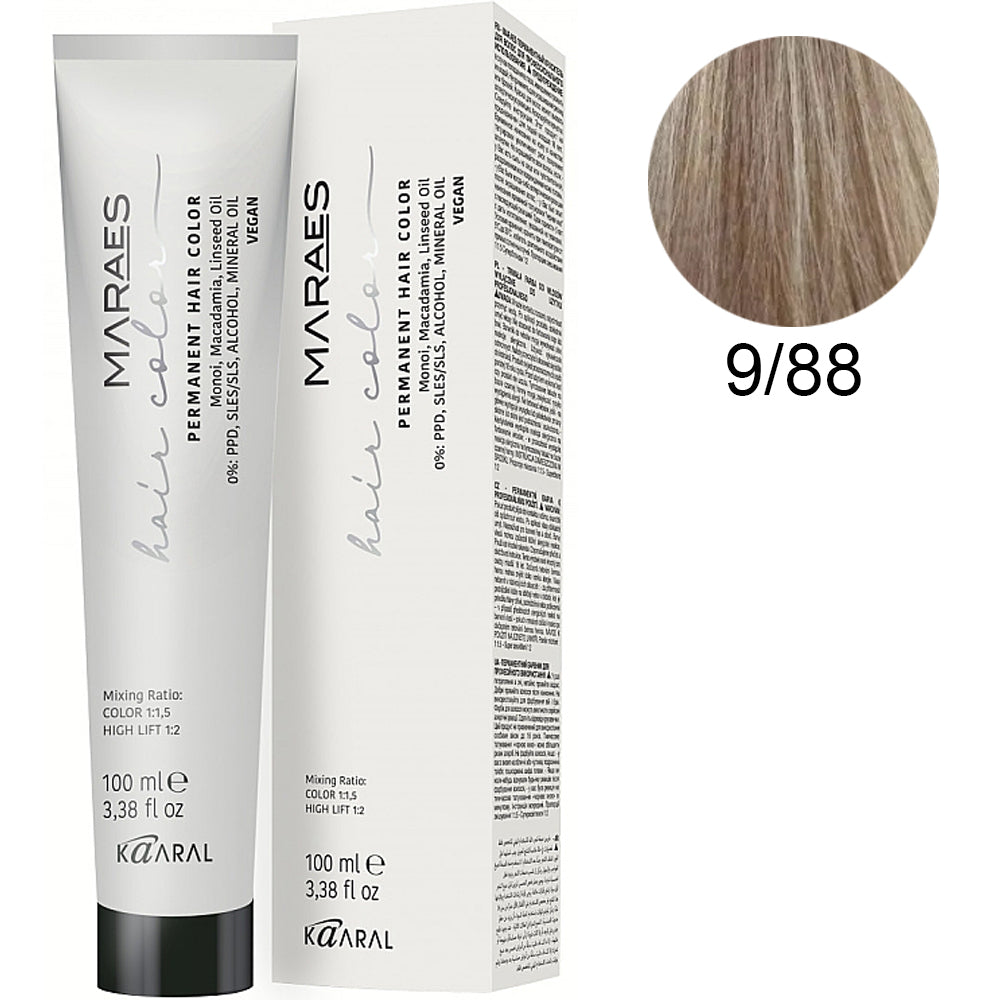 Kaaral Maraes Vegan Permanent Hair Color 100 ml - Перманентна фарба для волосся 100 мл