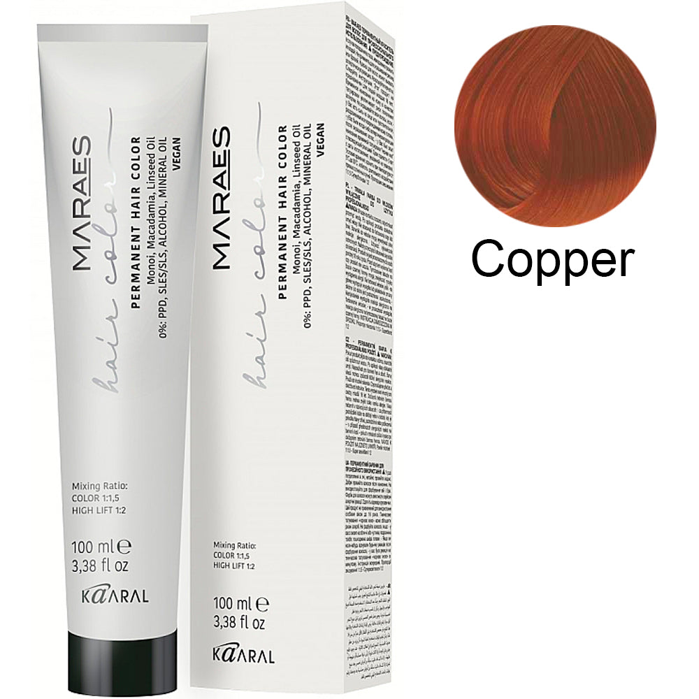 Kaaral Maraes Vegan Permanent Hair Color 100 ml - Перманентна фарба для волосся 100 мл