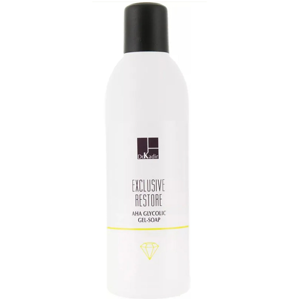 Очищаючий гель з AHA - Dr. Kadir Exclusive Restore AHA Glycolic Gel-Soap