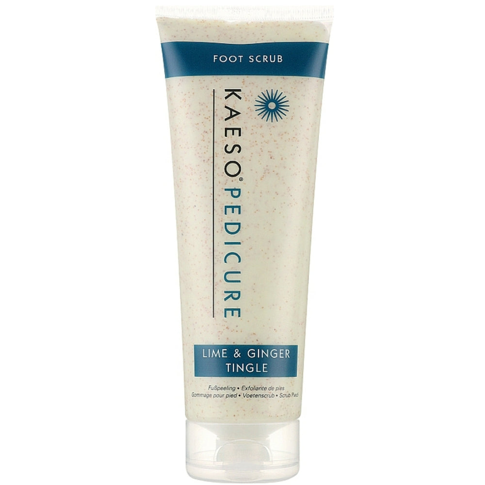 Скраб для ног Лайм и имбирь - Kaeso Pedicure Lime &amp; Ginger Tingle Foot Scrub