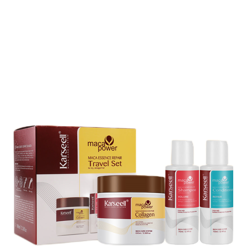 Відновлюючий тревел набір з есенцією маки - Karseell Maca Power Essence Travel Set