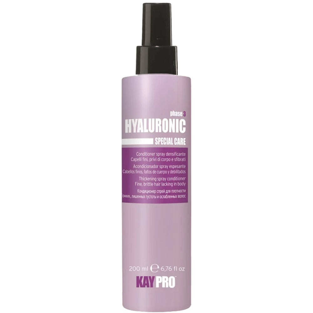 KayPro Hyaluronic Phase 3 Thickening Spray Conditioner – Спрей-кондиціонер з гіалуроновою кислотою для щільності волосся