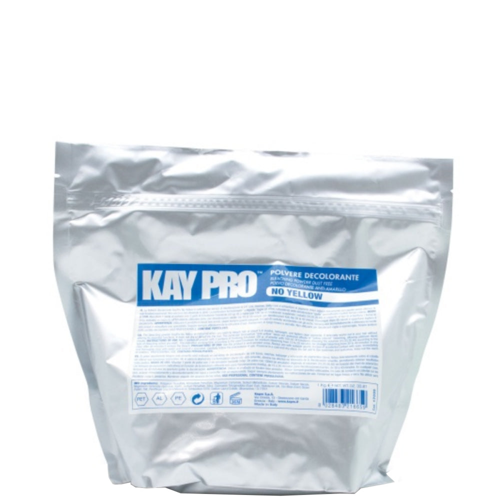 KayPro No Yellow Bleaching Powder Dust Free – Порошок для освітлення волосся блакитний