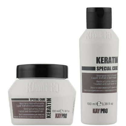 Набір відновлюючий для волосся - KayPro Keratin Kit