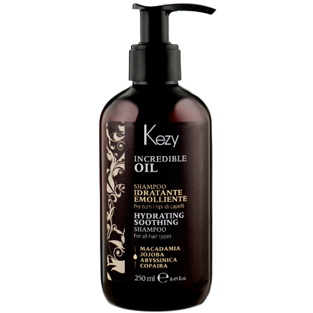 Шампунь зволожуючий для волосся - Kezy Incredible Oil Hydrating Shampoo