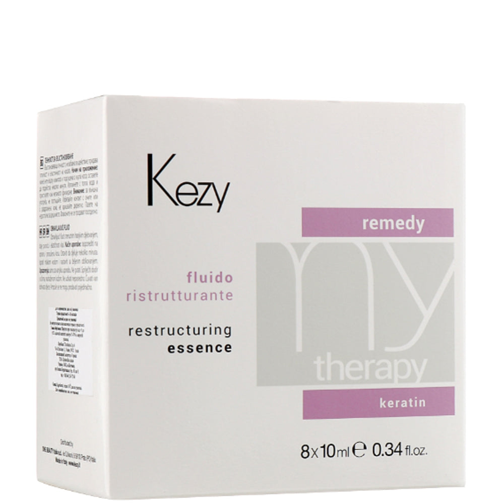 Відновлюючі ампули з протеїнами для волосся - Kezy Remedy Restructuring Essence