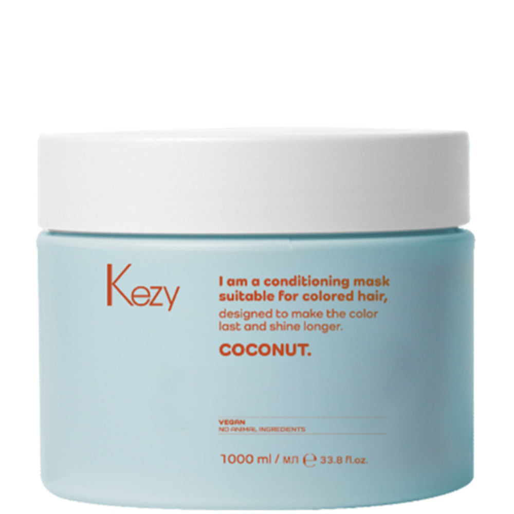 Кондиціонуюча маска для фарбованого волосся - Kezy Coconut Mask