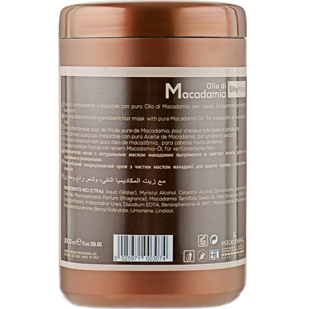 Kleral System Macadamia Silky Mask - Маска-шовк з олією макадамії