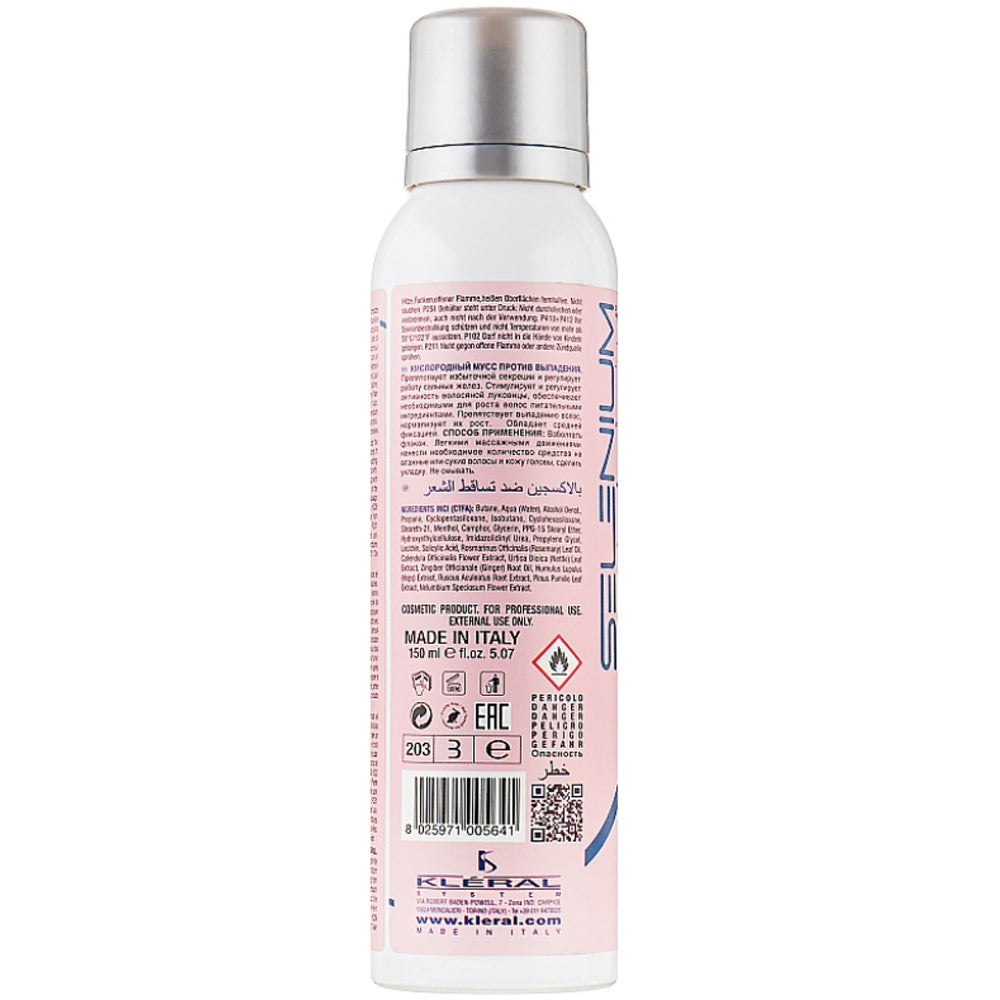 Kleral System Selenium Dermin Plus Oxi Mousse - Мус проти випадіння волосся