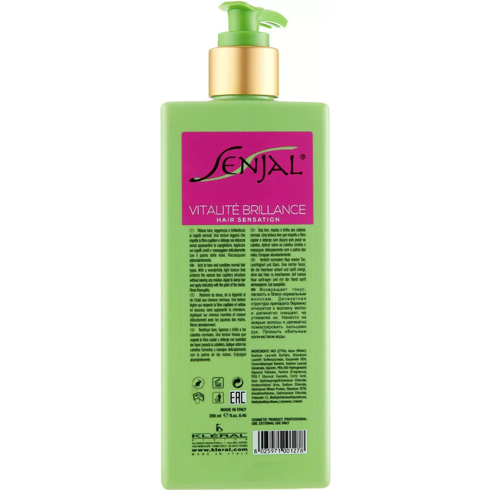 Kleral System Senjal Vitalizing Gel Shampoo - Шампунь-гель для восстановления волос