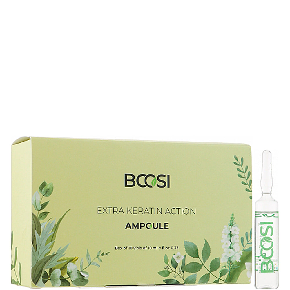 Ампули для відновлення волосся - Kleral System Bcosi Extra Keratin Action Ampoules