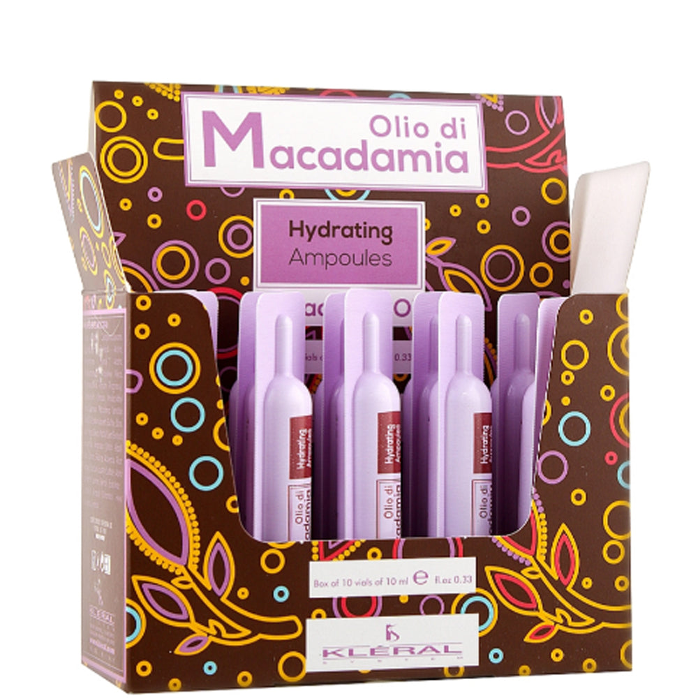Ампулы для увлажнения волос - Kleral System Macadamia Hydrating Ampoules