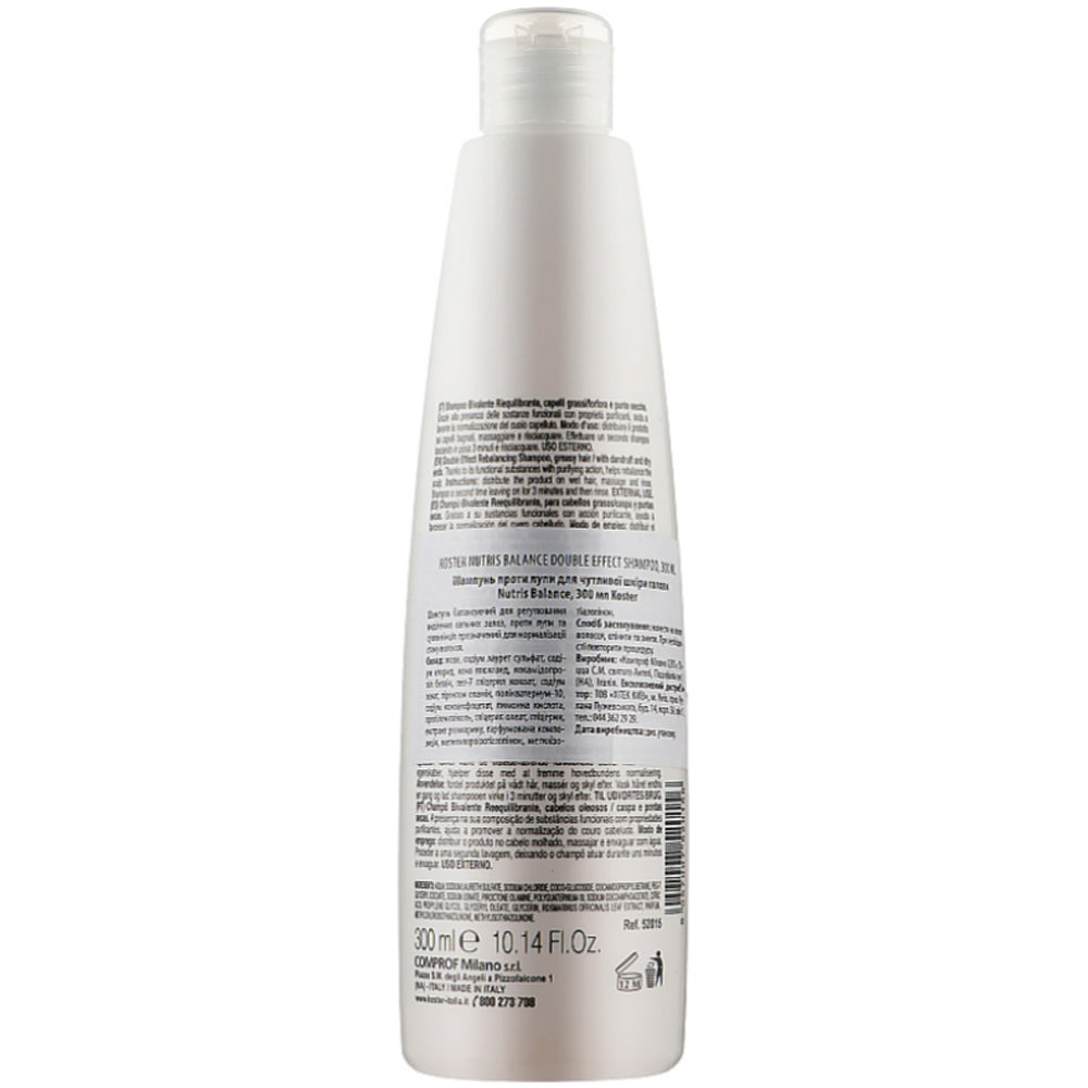 Шампунь від лупи для чутливої шкіри голови - Koster Nutris Balance Shampoo