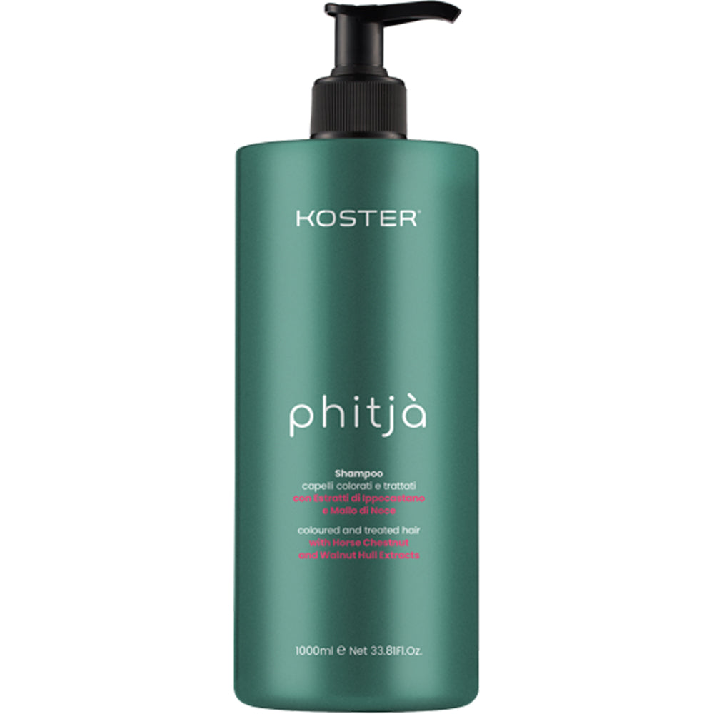Шампунь для фарбованого та пошкодженного волосся - Koster Phitja Chestnut &amp; Walnut Hull Shampoo