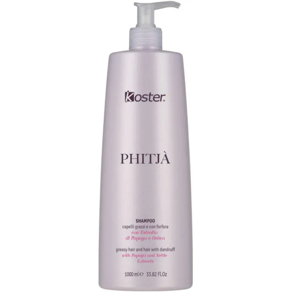 Шампунь проти лупи для жирної шкіри голови - Koster Phitja Papaya &amp; Nettle Shampoo