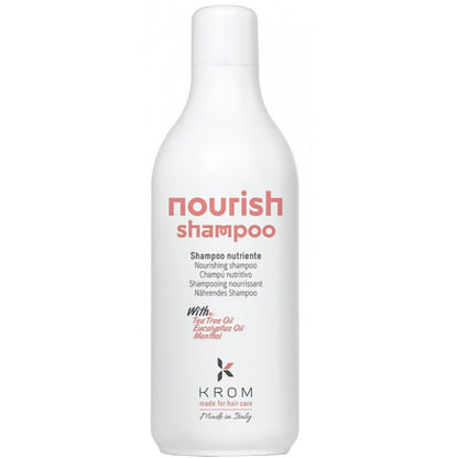 Живильний шампунь з екстрактом солодкого мигдалю - Krom Nourish Shampoo