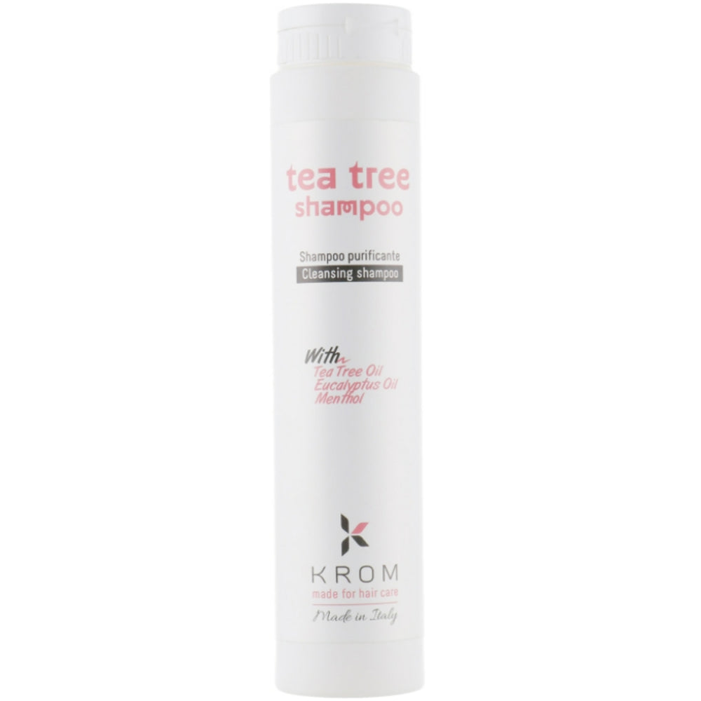 Шампунь очищуючий з олією чайного дерева - Krom Tea Tree Shampoo
