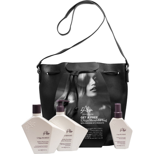 Набір для волосся - L'Alga Seamore Beauty Bag (Black)