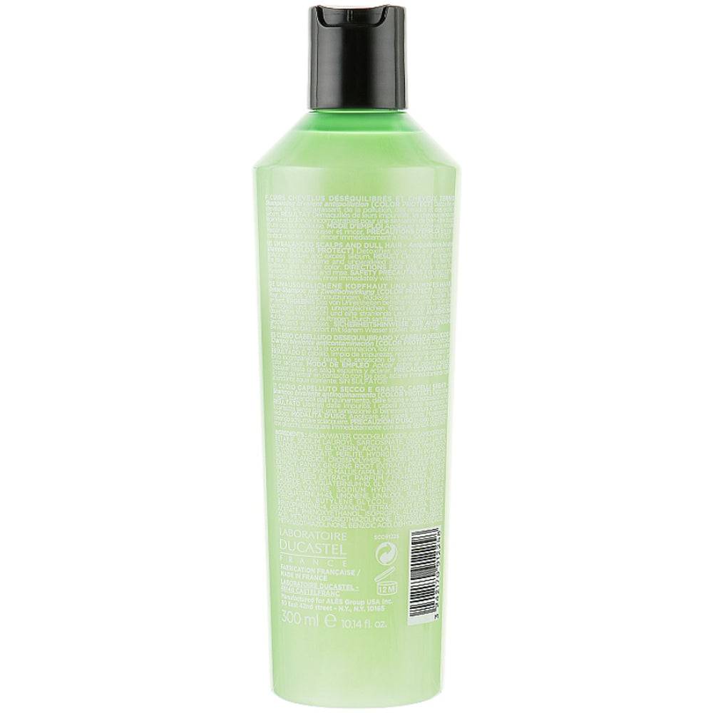 Шампунь жирные корни сухие кончики - Laboratoire Ducastel Subtil Color Lab Instant Detox Antipollution Bivalent Shampoo
