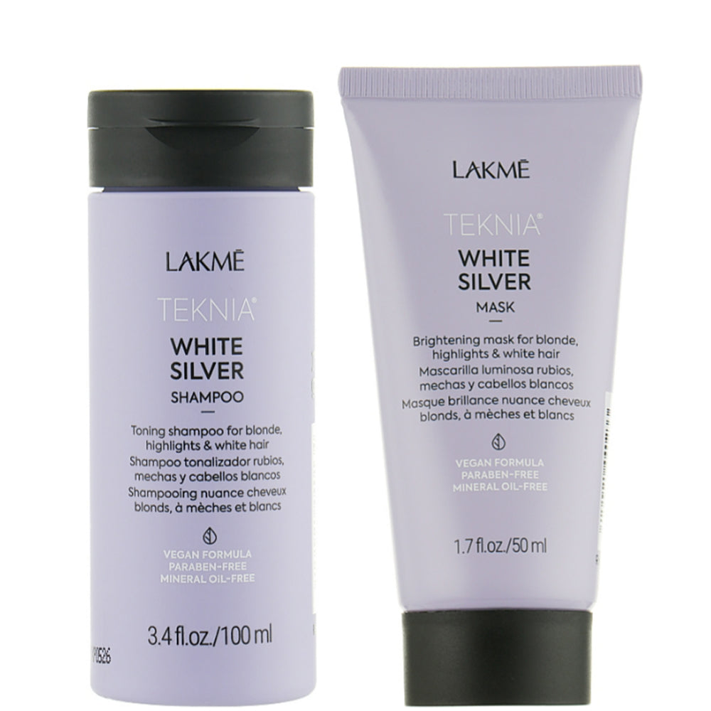 Дорожний набор для блондированных волос - Lakme Teknia White Silver Travel Pack