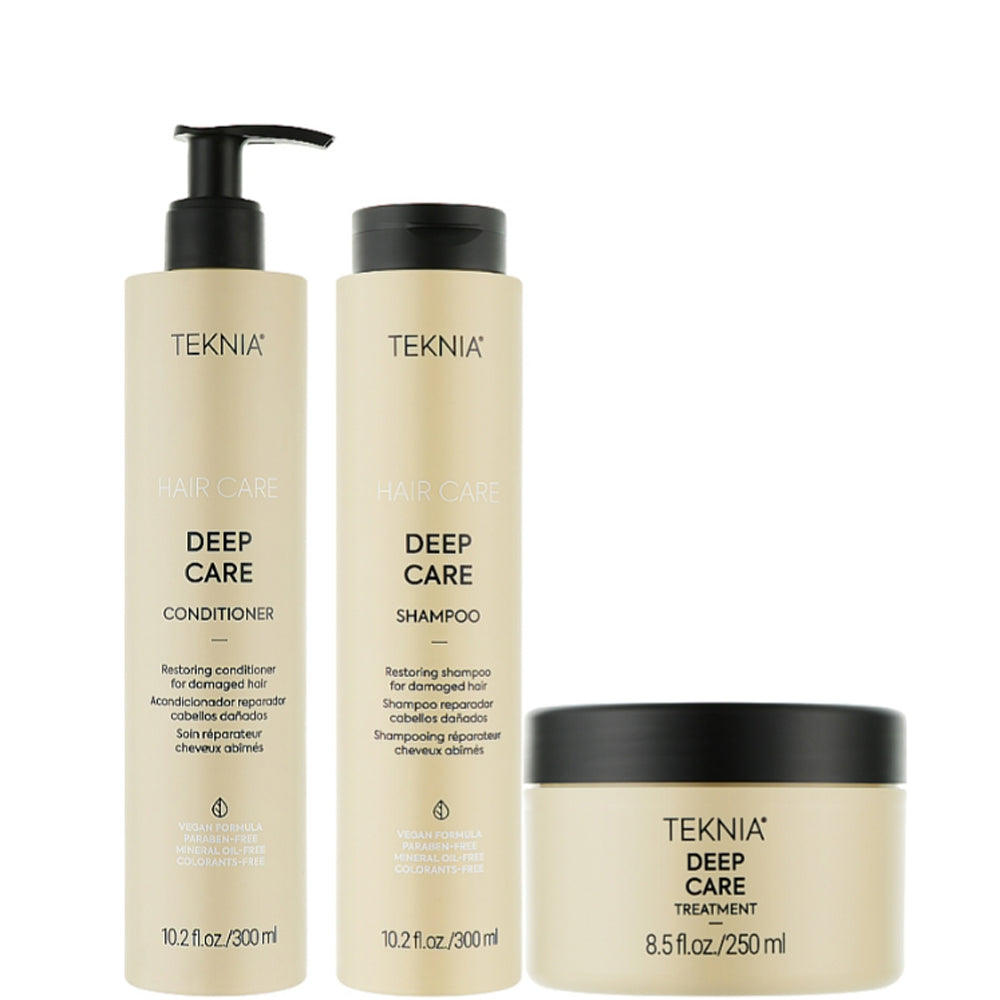 Набор для поврежденных волос - Lakme Teknia Deep Care Pack