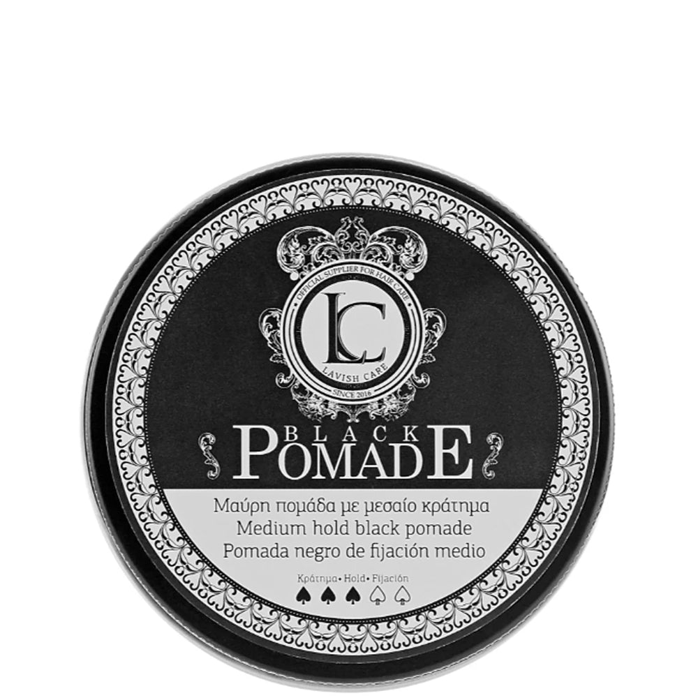 Чорна помада для стайлінгу волосся - Lavish Care Black Pomade